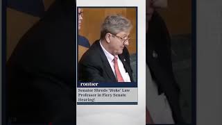 Senator Shreds ‘Woke’ Law Professor in Fiery Senate Hearing shorts [upl. by Shannen]