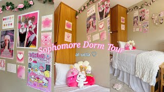 UCLA PINTEREST DORM TRANSFORMATION 🎀🤍  cleaning decorating shopping [upl. by Bebe]