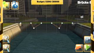 Bridge Constructor  Bridge 8  Central Mainland  Walkthrough [upl. by Ahsil385]