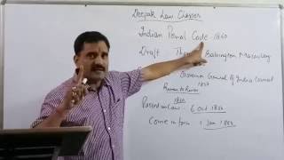 Indian Penal Code 1860 Lecture [upl. by Dnomra]