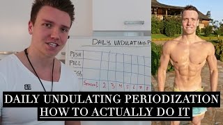 How to DUP Daily Undulating Periodization  Practical  Examples [upl. by Madonna227]