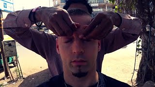 030 Razor Shave  Indian Street Barber Ahmedabad [upl. by Elyrad]