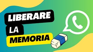 Come liberare la memoria su WhatsApp Due metodi [upl. by Balfore849]