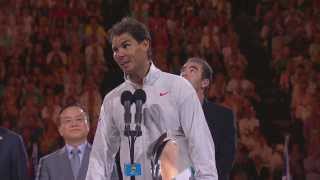 Rafa Nadals postfinal speech  2014 Australian Open [upl. by Blanka]