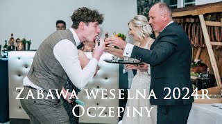 OCZEPINY KONKURSY WESELNE WESELE 2024 zabawa weselna zespół TRATATATA Sala weselna u Bolka Bończa [upl. by Pylle812]