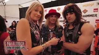 Steel Panther interview with TotalRock Golden God Awards 2014 [upl. by Sale]