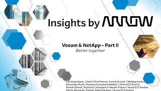 NetApp amp VeeamBetter Together Part II [upl. by Denyse]