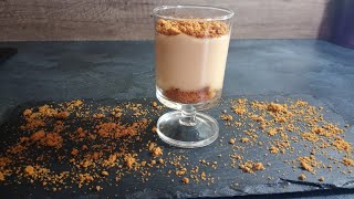 vous avez du lait et des spéculoos  faites ce dessert incroyablement bon🥰 تحلية الحليب و البسكويت [upl. by Ddene]