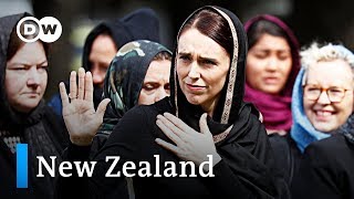 New Zealand falls silent for Christchurch victims  DW News [upl. by Nohcim]