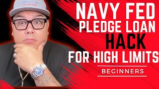 Navy Federal Credit Union Pledge Loan Credit Hack [upl. by Zeni825]