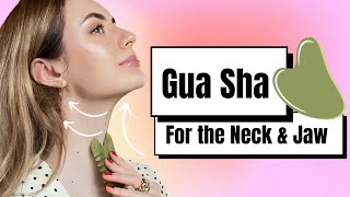 10 min Gua Sha Routine For Sharper Jawline beautytips guashamassage [upl. by Ekusoyr98]