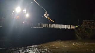 Lieser Hochwasser in Wittlich Januar 2024 [upl. by Arraek35]