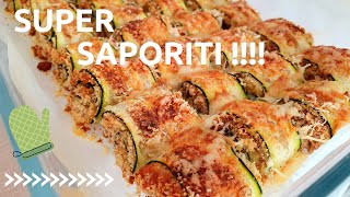 INVOLTINI DI ZUCCHINE AL FORNO  Super saporiti [upl. by Willin609]