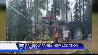 Rainbow Family Gathering moves to new area in Plumas National Forest [upl. by Randee]