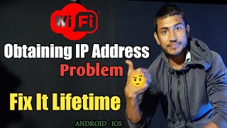 🔴 Live proof  Wifi stuck on obtaining IP adress problem  Failed to obtain IP adress  Solved [upl. by Attiuqram]