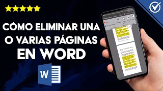 ¿Cómo eliminar una o varias páginas en WORD  Ofimática básica [upl. by Golden]