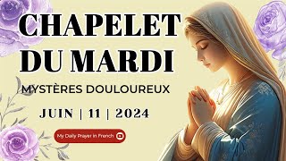 Chapelet du 11 Juin 2024 💖 Mystères Douloureux ✨ Chapelet du Lundi I Le Saint Chapelet [upl. by Anner]