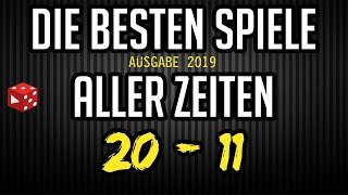 Die besten Spiele aller Zeiten ∙ Plätze 20  11 ∙ Meine Top 100 Brettspiele ∙Ausgabe 2019 [upl. by Samy]