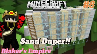 I made Sand Duper😯 in my Survival WorldBlakers Empire Episode 8 Blaker Gamer [upl. by Eillil]