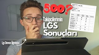 500 Puan Geldi Mi Takipçilerimin LGS Sonuçları  LGS 2024 Sınav Tavsiyeleri [upl. by Keligot]