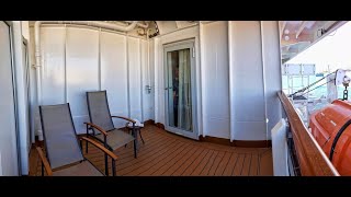 Holland America Line Koningsdam Cabin  4041 Category VH  Obstructed Balcony [upl. by Beedon]