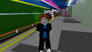 WARSZAWSKIE METRO W ROBLOX LINIA M 1 ŚWIĘTO KRZYSKA  KABATY  ROBLOX [upl. by Ahsiat]