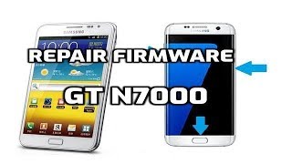 Samsung galaxy Note N7000 Repair Firmware 4 file [upl. by Bernete221]