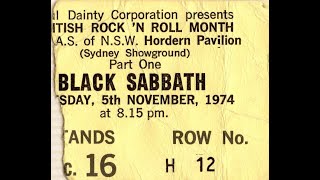 Black Sabbath  Uriah Heep  Roxy Music Concerts 1974 Filmed by Ross Myers [upl. by Devine]