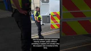 🇬🇧 CTSFO ARMED POLICE ARREST SUSPECT news uk police british crime politics yt ytshorts fyp [upl. by Idaf]