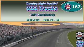 USA Trucks East  Chicago 162  Chicagoland Speedway East Race 5 of 15  NSSR Offline NR2003 [upl. by Janice245]