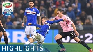 Sampdoria  Palermo 20  Highlights  Matchday 17  Serie A TIM 201516 [upl. by Ardnos]