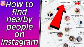 How To Find Nearby People On Instagram [upl. by Dodwell]