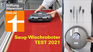 Test Saugroboter 2021 SaugWischroboter amp StaubsaugerRoboter im Vergleich Stiftung Warentest [upl. by Heshum731]