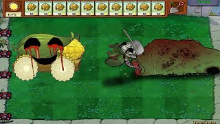 Doom Cob Cannon vs Horror Horrible zombies vs Horrible zombies  Plants Vs Zombies Hack [upl. by Dewees]