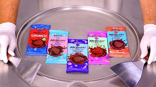 ASMR  How to turn MrBeast Feastables Chocolate Bars into Ice Cream Rolls  Satisfying no talking [upl. by Ajiat]