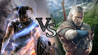 Geralt De Rivia Vs DovahkiinBatallas De Rap De La Fantasia [upl. by Iago]