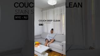 Couch DEEP Clean  Stain Steamer [upl. by Ardisj]