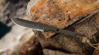 TOPS Knives ROCKY MOUNTAIN SPIKE which comes with our newest finish SANDSTORM BRONZE [upl. by Pettit]