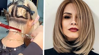 TENDÃŠNCIA DE CORTE DE CABELO 2022 FEMININO  PENTEADO MAIS LINDO [upl. by Naimad]