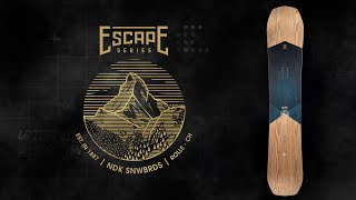 The Escape 20202021  Nidecker Snowboards [upl. by Enajyram568]