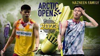 Arctic open 2023 Lee Zii Jia vs Leong Jun Hao I Mens Singles  Quarterfinals [upl. by Mullen]