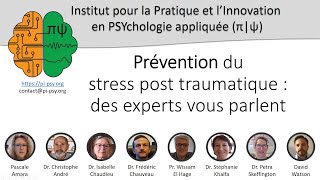 Prévention du stress post traumatique [upl. by Kirat]