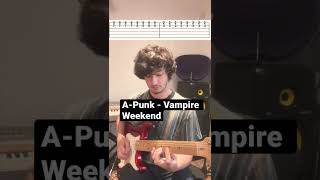 APunk  Vampire Weekend guitar lesson [upl. by Matthew]