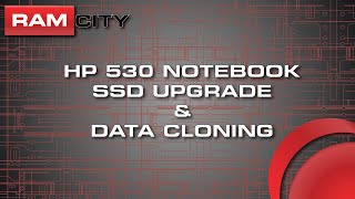 HP 530 Notebook SSD Upgrade with EZGig Data Cloning Procedure [upl. by Geiger]