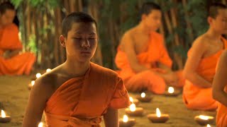 Thai Theravada Buddhist Monks  Buddhist Meditation Music for Positive Energy amp Cleanse Your Mind [upl. by Eikcuhc710]