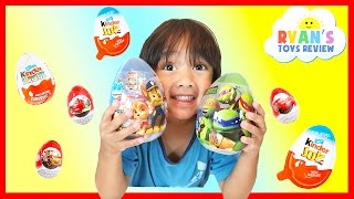 KINDER SURPRISE EGGS Unboxing [upl. by Drannel109]