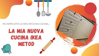 La mia nuova cucina Ikea Metod  come lho aggiunta alla vecchia cucina [upl. by Aisanat441]