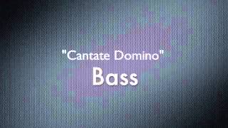 quotCantate Dominoquot Bass part [upl. by Couchman]