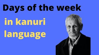 Days of the week in kanuri language [upl. by Acinhoj]