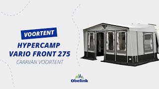 Hypercamp voortent Vario Front  caravan voortent  Obelink [upl. by Nevins540]